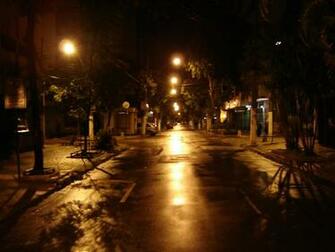 City Streets At Night Wallpaper Street
