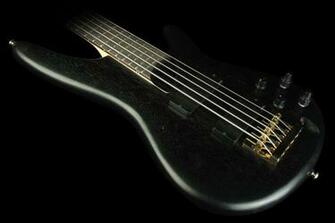 Black Bass Guitar Wallpaper Biker