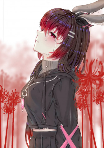 Aesthetic Sad Anime Girl Wallpaper