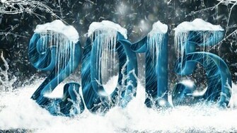 Happy New Year 3d Ice Snow HD Wallpaper Stylish