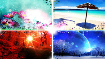 Four Seasons Wallpaper Lisa