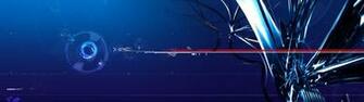Abstract Dual Screen Wallpaper
