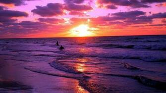Sunset Beach Wallpaper