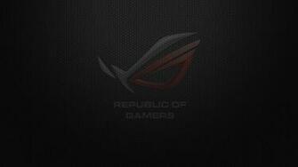 Asus Rog Republic Of Gamers Logo HD 1080p Wallpaper And