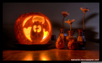 Funny Halloween Pumpkin Ultra HD Desktop Background Wallpaper For