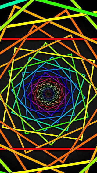 Psychedelic Neon Lights Wallpaper