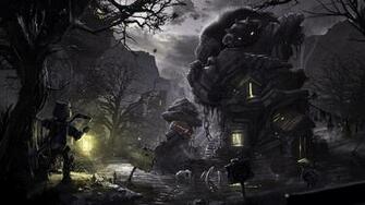 Dark Digital Art Artwork Wallpaper