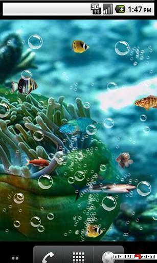 Live Wallpaper Android Apps Apk Aquarium 3d Mobile9