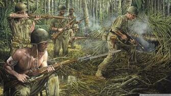 Vietnam War Painting 4k HD Desktop Wallpaper For Ultra Tv