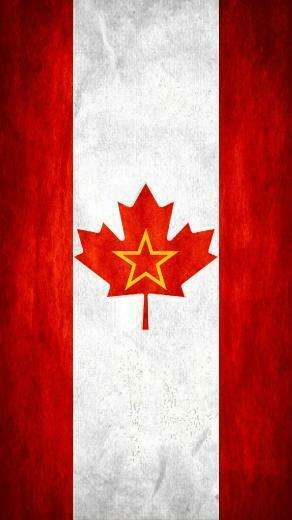 The Canadian Flag Wallpaper Top