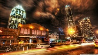 Austin At Night HDr Wallpaper