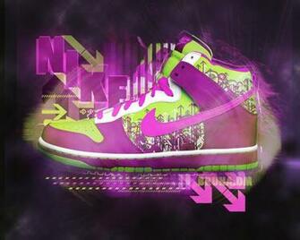 Purple Nike Wallpaper Manipulation