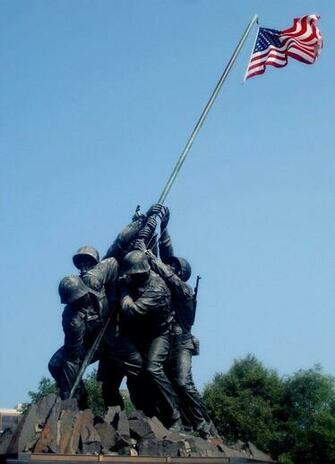 Iwo Jima Flag Raising Wallpaper