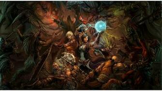 Bloody Battle In Diablo Game Wallpaper