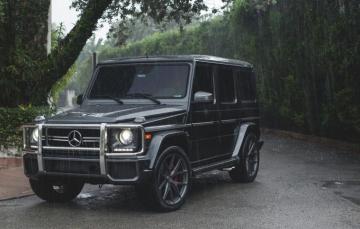Wallpaper Amg Rain Mercedes Benz G63 Image For Desktop