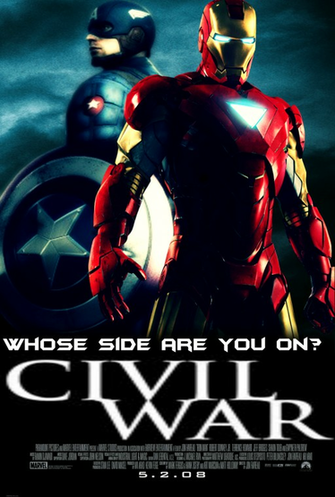 Marvel Civil War Whose Side Are You On Poster By Thanoseditions