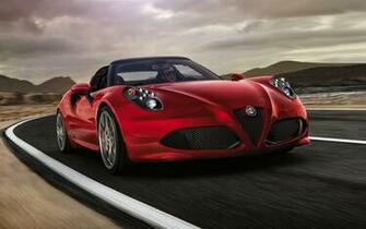 Alfa Romeo 4c Spider Car Wallpaper HD For Desktop