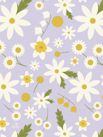 April Spring Floral Calendar Wallpaper Sarah Hearts