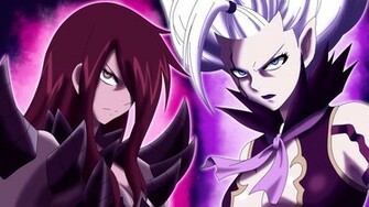 Erza Scarlet Demon Mirajane Computer Wallpaper Desktop Background
