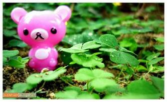 Wallpaper Background Pink Teddy Bear