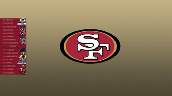 San Francisco 49ers Schedule Wallpaper By Sevenwithat On