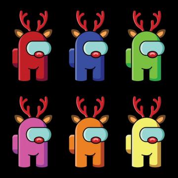 Among Us Christmas Edition Pack Png Format