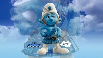 Pitufos Navidad Smurfs Wallpaper Desktop