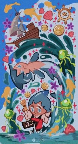 Sorbet Shark Cookie Run Ovenbreak Image