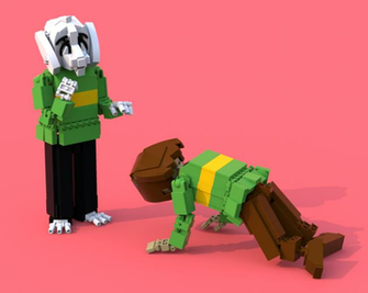 Lego Undertale Chara By Pb0012