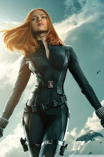 Black Widow In Captain America The Winter Soldier 4k HD Desktop