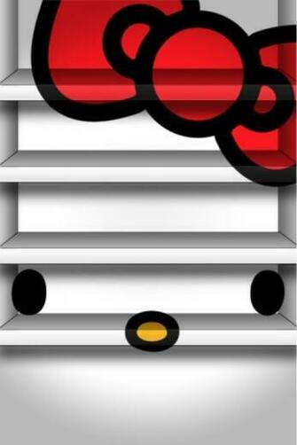 iPhone Wallpaper Shelves Background Kitty
