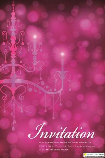 Vintage Background With Chandelier