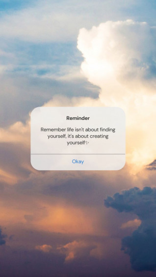 A Little Reminder iPhone Wallpaper Positive Motivation In