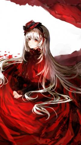 Anime Cellphone Wallpaper Red Cg Artwork Cartoon