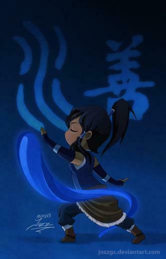 Chibi Korra Water Bender Avatar The Last Airbender