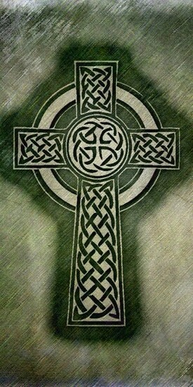 Celtic Cross iPhone Wallpaper