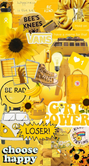 Cute Yellow Aesthetic Wallpaper