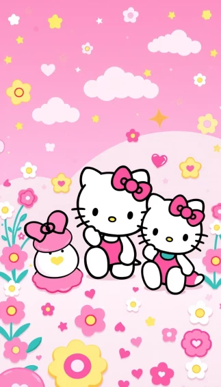 Hello Kitty And Friends Wallpaper