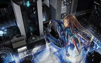 Anime Sci Fi Girl Manga Wallpaper