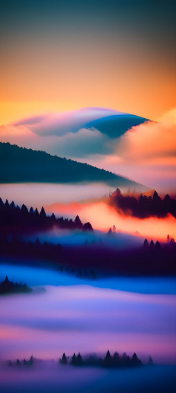 Ios17 Mountain Dusk By Hk3ton In Xiaomi Wallpaper Ios
