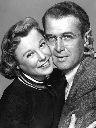 Jimmy Stewart And June Allyson For The Glenn Miller Story
