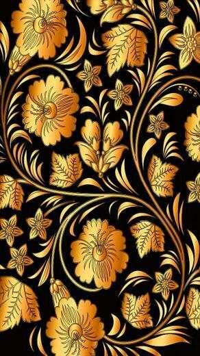 iPhone Wallpaper Glamour Sparkles Of Black Gold