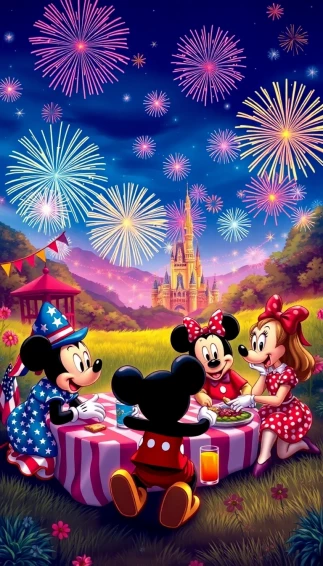 Disney July 4th Wallpaper