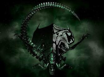 Alien Queen Wallpaper Militarism Style