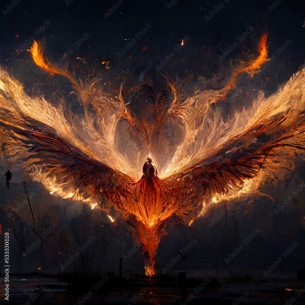 Fire Wings Wallpaper