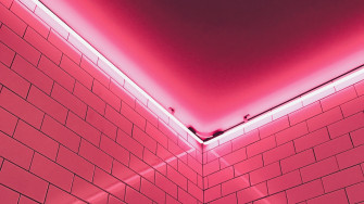 Wallpaper Wall Light Pink Tile