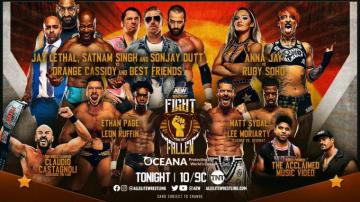 Aew Ram Live Results Orange Cassidy Best Friends Trios