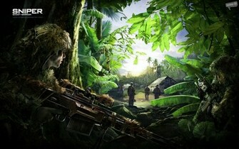 Sniper Ghostwarrior Wallpaper Stock Photos