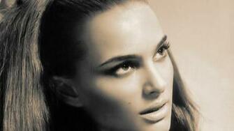 Natalie Portman Retro Close Up Desktop Pc And Mac Wallpaper