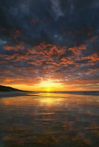 May Sunset Portrait Panorama By Chuxsta